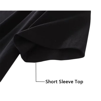 Cute Kitten Cat Play Games Print Avant-garde Fashion Trend Loose Cotton Round Neck Short Sleeve Men's T-shirt Korean Clothing