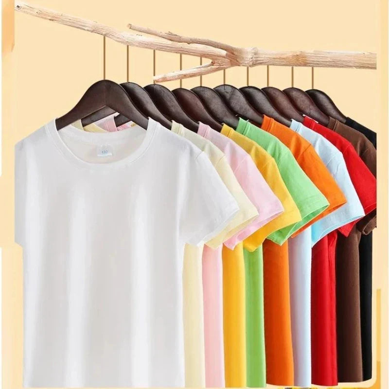 Cute Cat Graphic Kids Tshirts Summer Short Sleeve Tees Cartoon Animal Boys Girls Clothes Kawaii Kitten Tops Y2K Children T-shirt