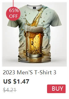 Men's Summer Fashion T-Shirt with Cool Cat 3D Print – Comfortable Polyester,Round Neck,Short Sleeves,Vibrant Casual Wear