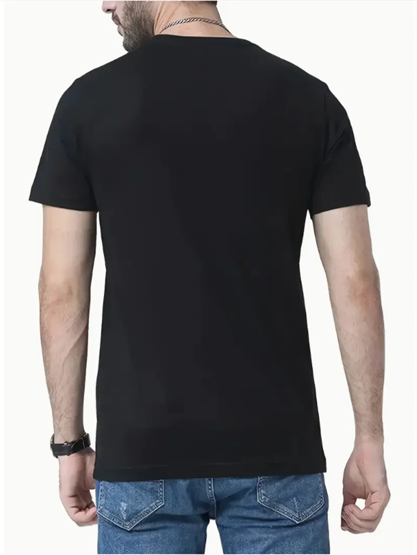 Men's T-shirt Top Quality Short Sleeve Cool Cat Print O-neck Casual Loose Hip Hop for Men Summer Male Tee Top