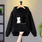 Love you love me cat Children Toddler 3-12 Year Coat Fashion Clothing Boys Girls Hoodie  Tops Spring Autumn Leisure Sweatshirr