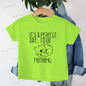 Children's Clothing It's A Perfect Day To Do Nothing T-Shirt for Cat Lover Gift Soft Cotton Tee Y2k Harajuku Luminous Kids Shirt